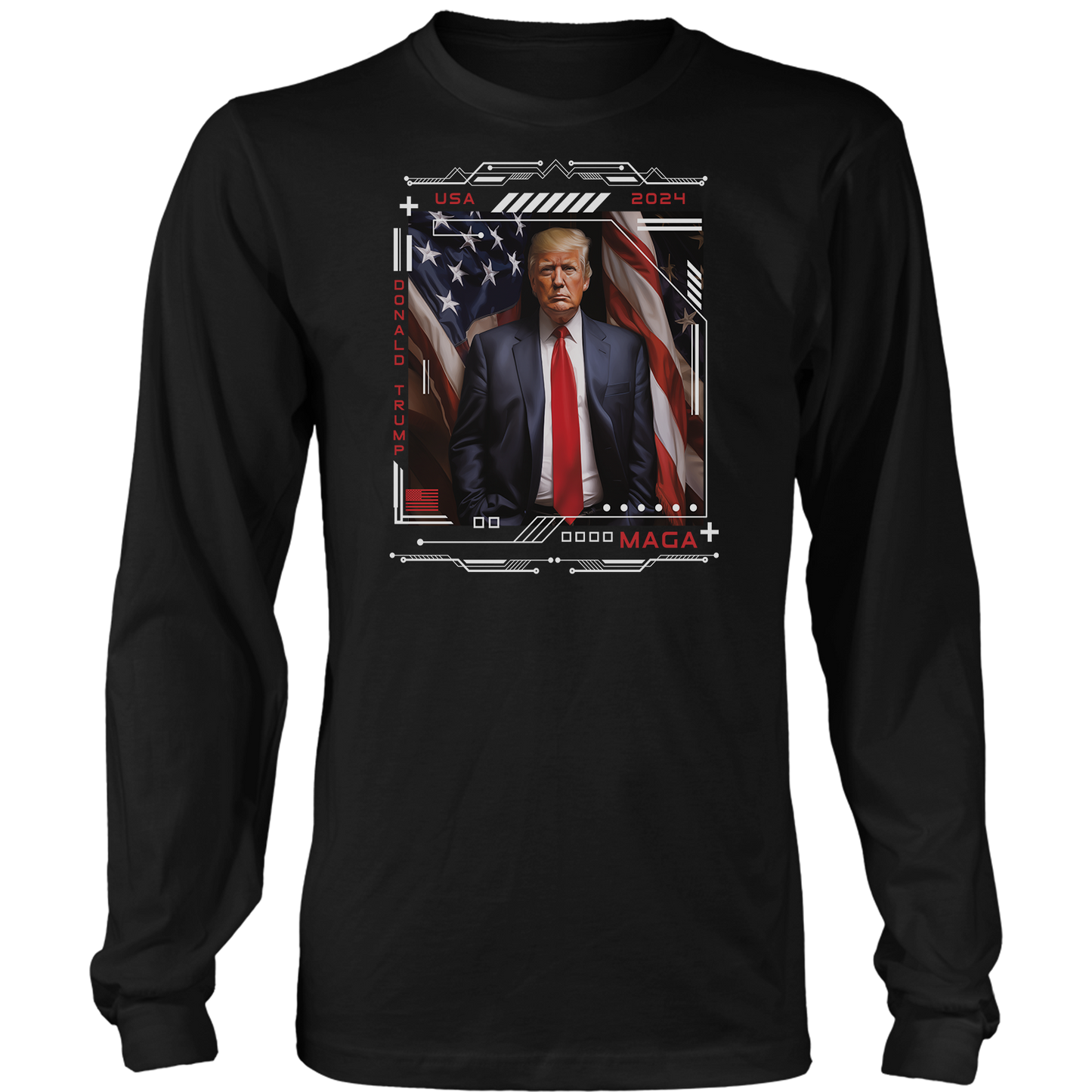USA Trump 2024 Long Sleeve