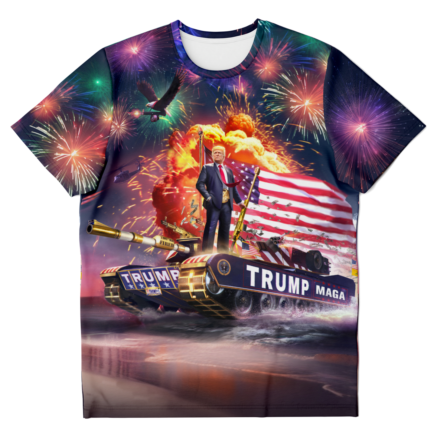 Trump Tank 2016 (Re-mastered) All Over Print Shirt