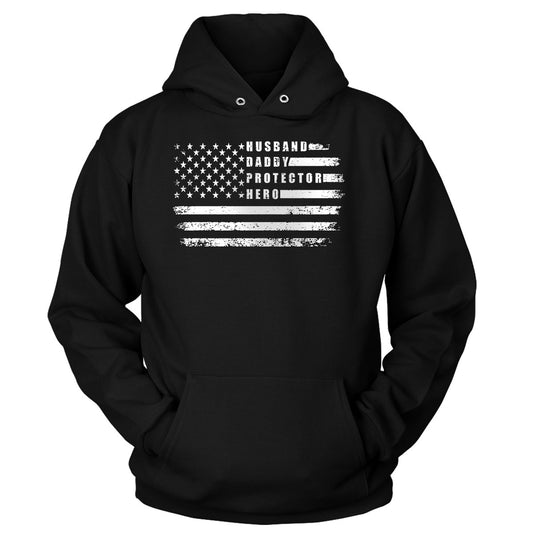 Husband Daddy Protector Hero Hoodie