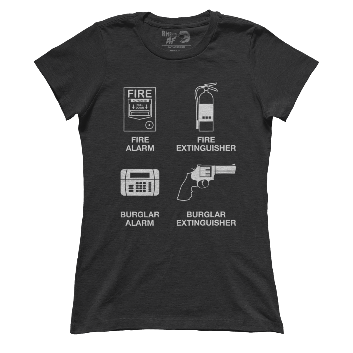 T-shirt Premium Ladies Tee / Black / XS Burglar Extinguisher (Ladies)