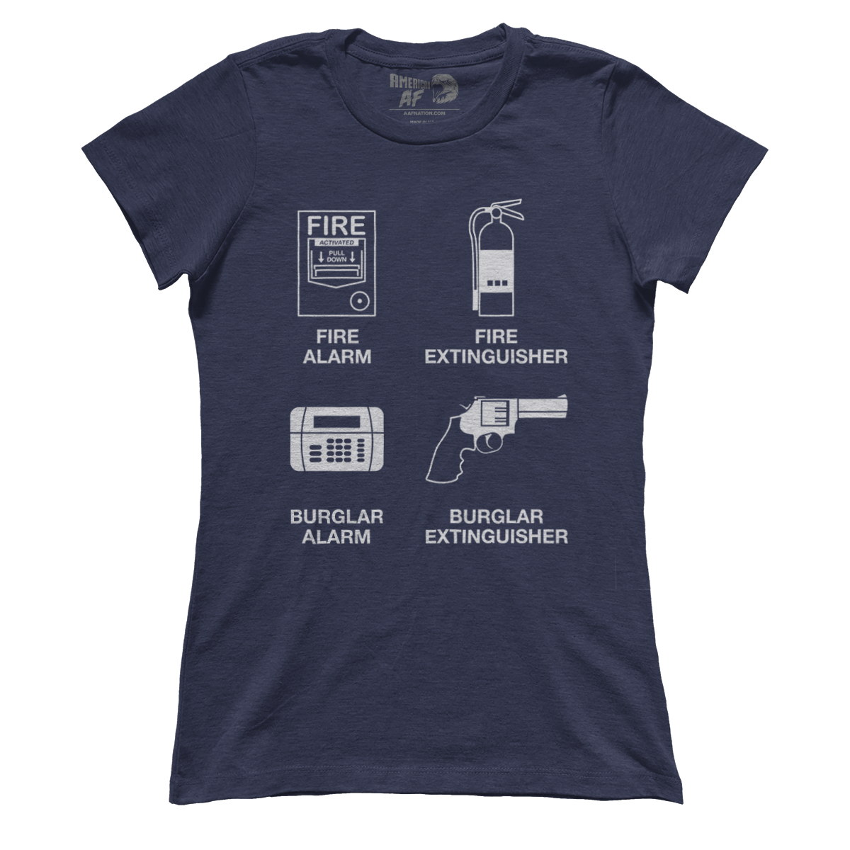 T-shirt Premium Ladies Tee / Midnight Navy / XS Burglar Extinguisher (Ladies)