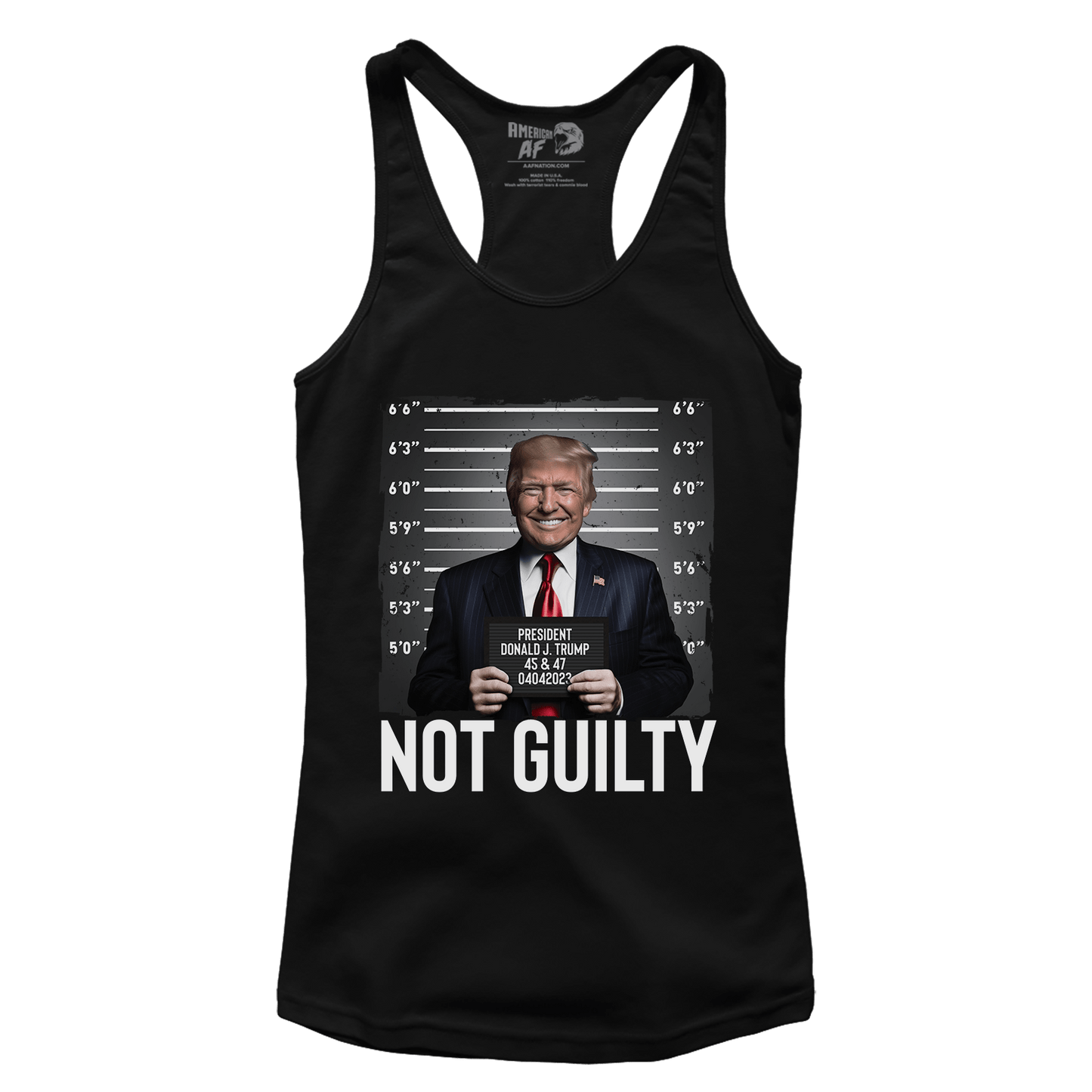 T-shirt Premium Ladies Racerback Tank / Black / XS Not Guilty (Ladies)