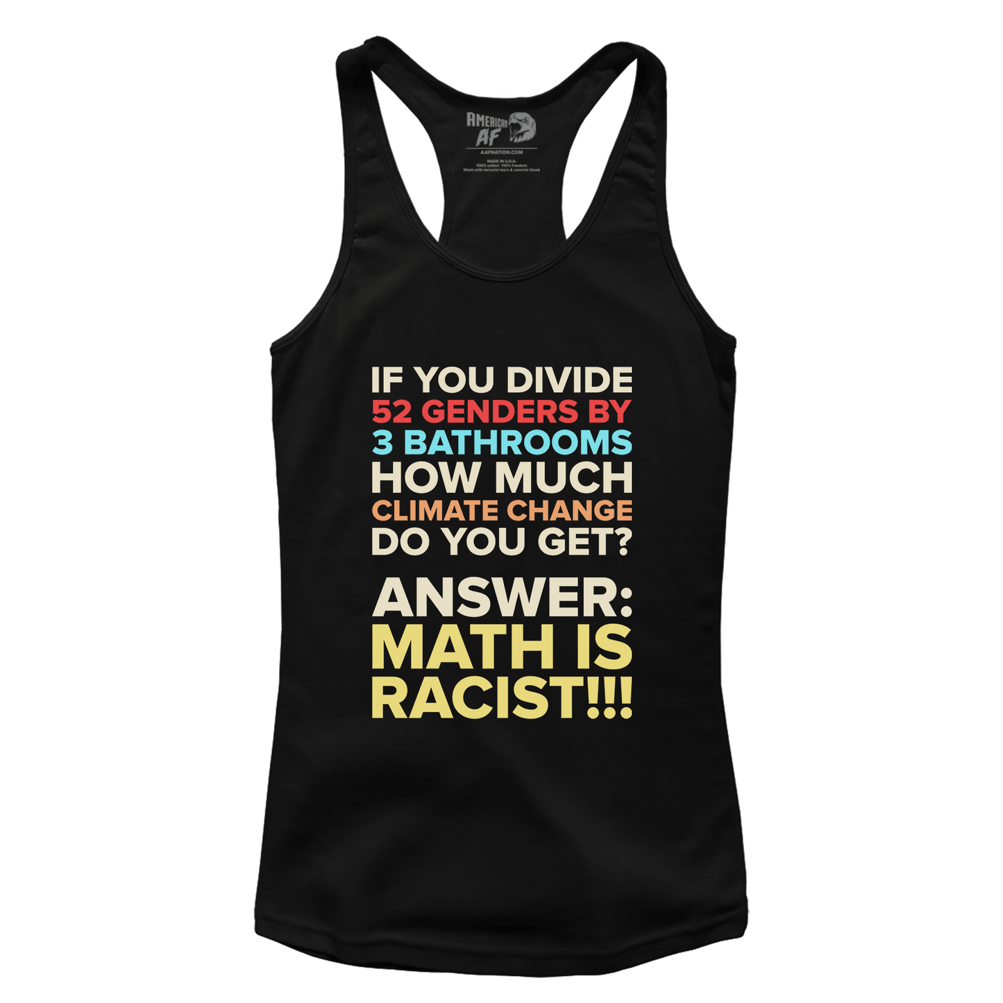 T-shirt Math is Racist (Ladies)