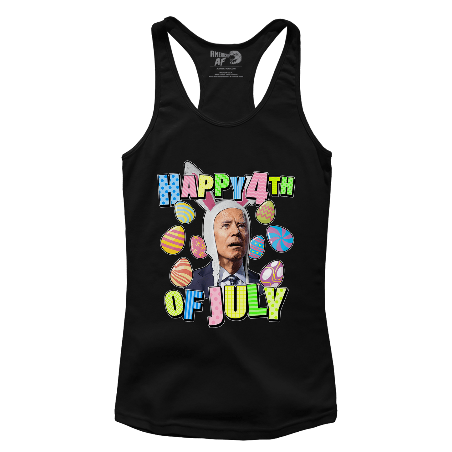 Happy 4th Of July - Biden Racerback Tank Top
