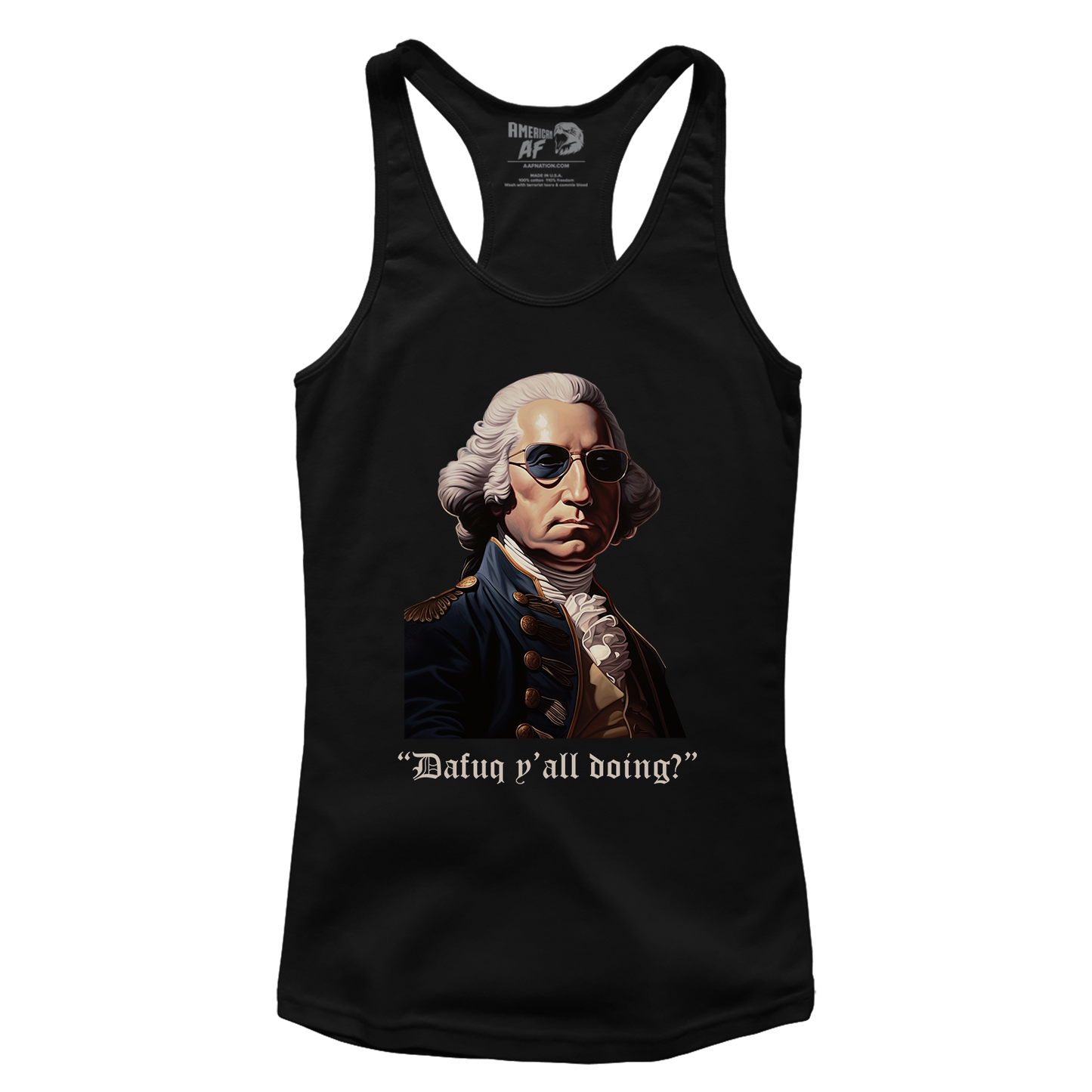 Washington - Dafuq Y'all Doing Racerback Tank Top