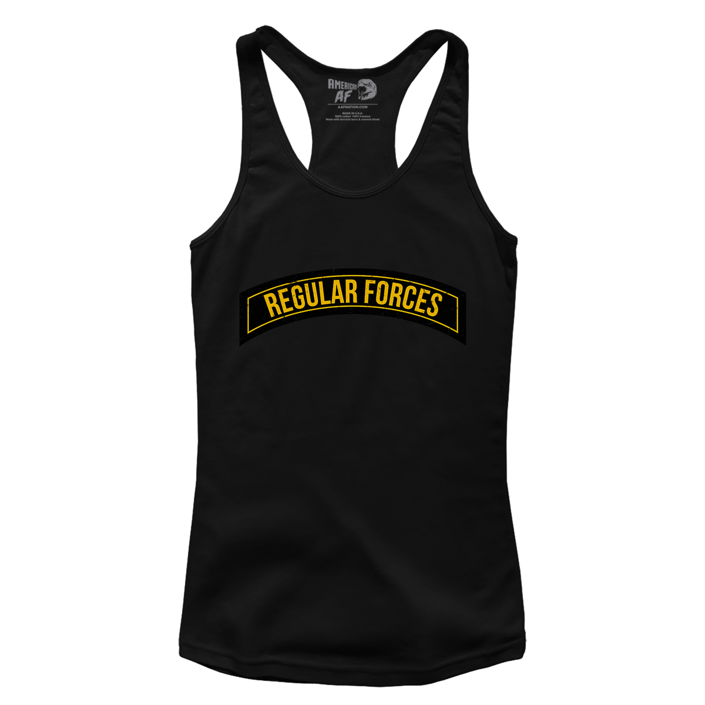 T-shirt Premium Ladies Racerback Tank / Black / XS Regular Forces (Ladies)