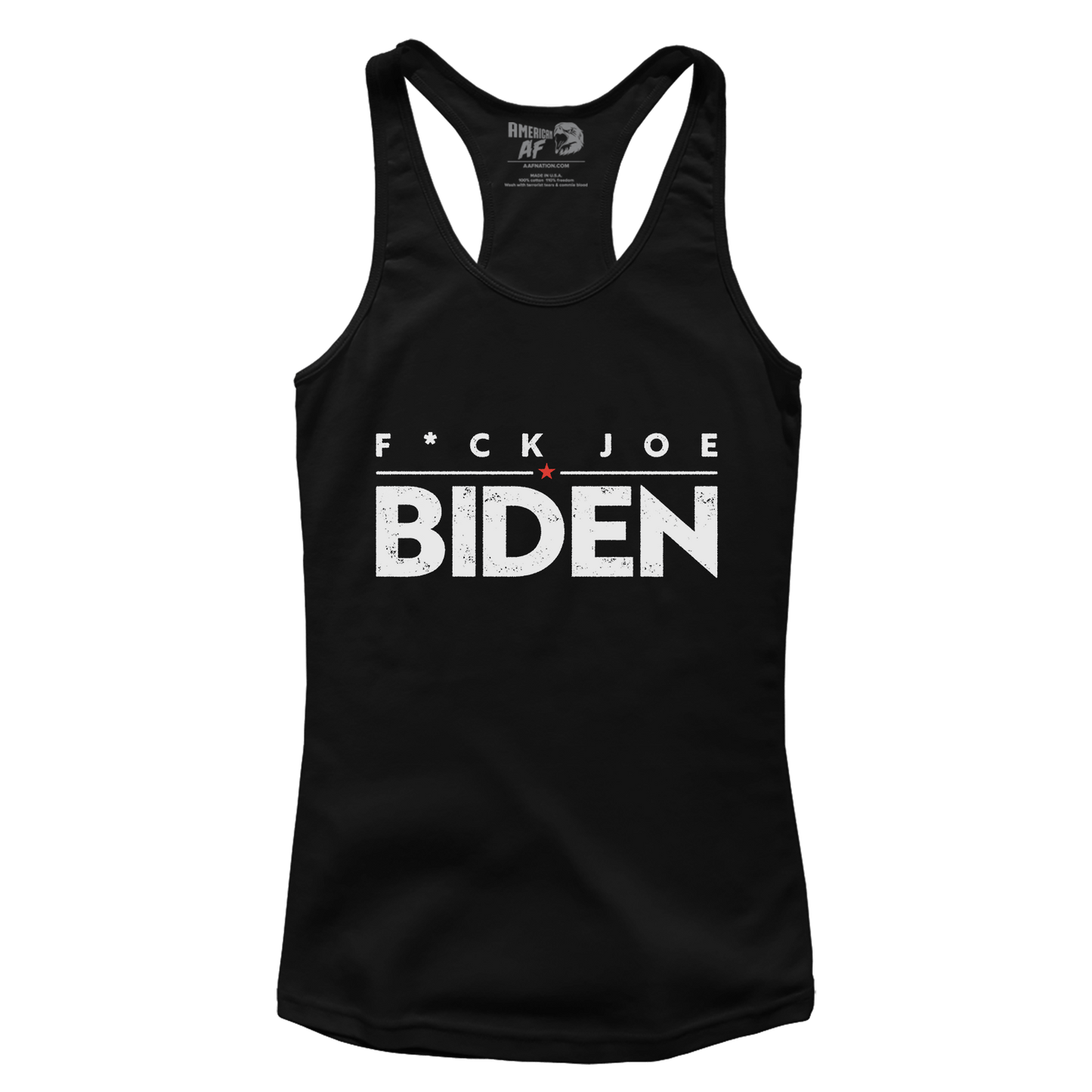 T-shirt Premium Ladies Racerback Tank / Black / XS F Joe Biden (Ladies)