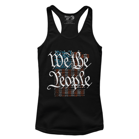 We The People Flag Racerback Tank Top