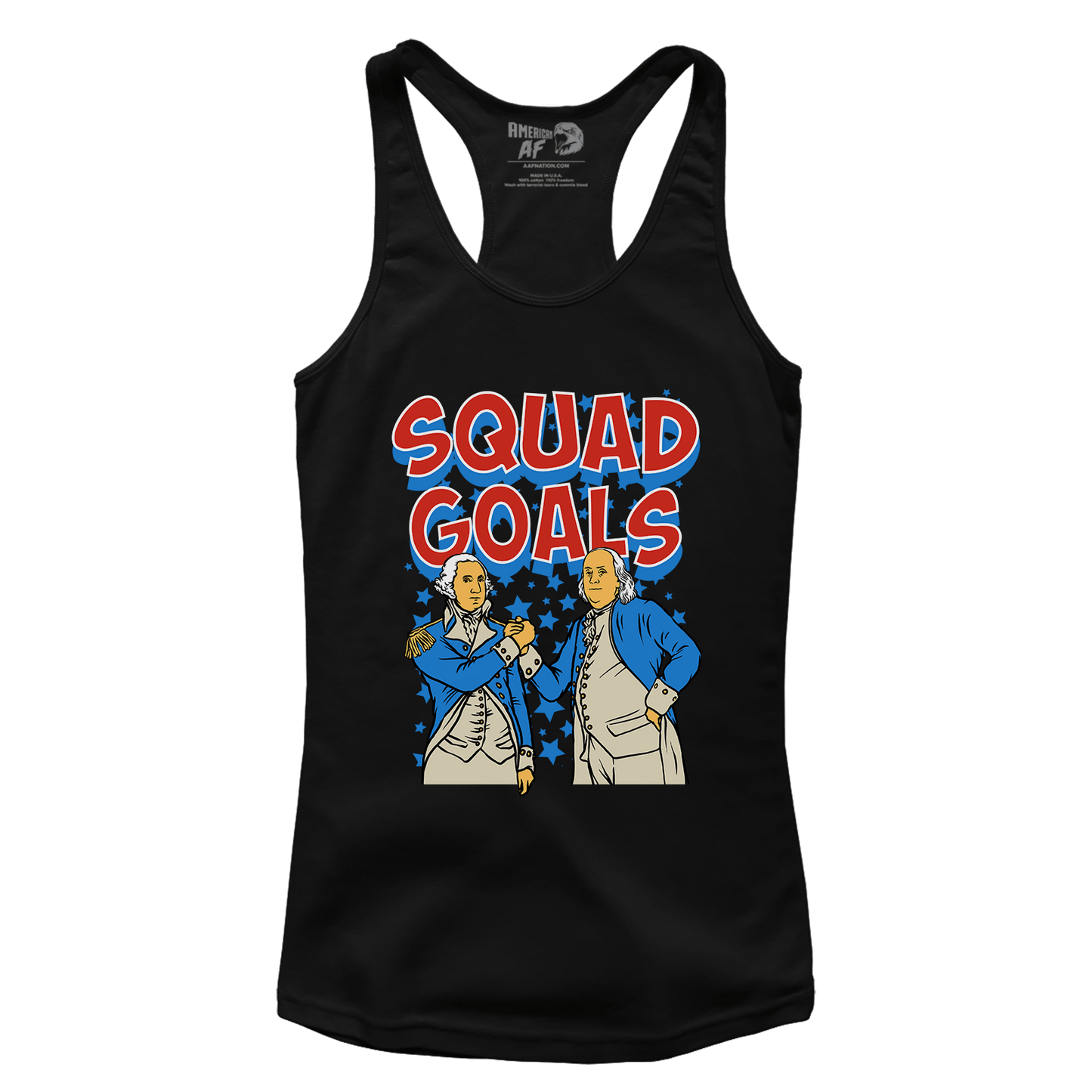 T-shirt Premium Ladies Racerback Tank / Black / XS Squad Goals (Ladies)