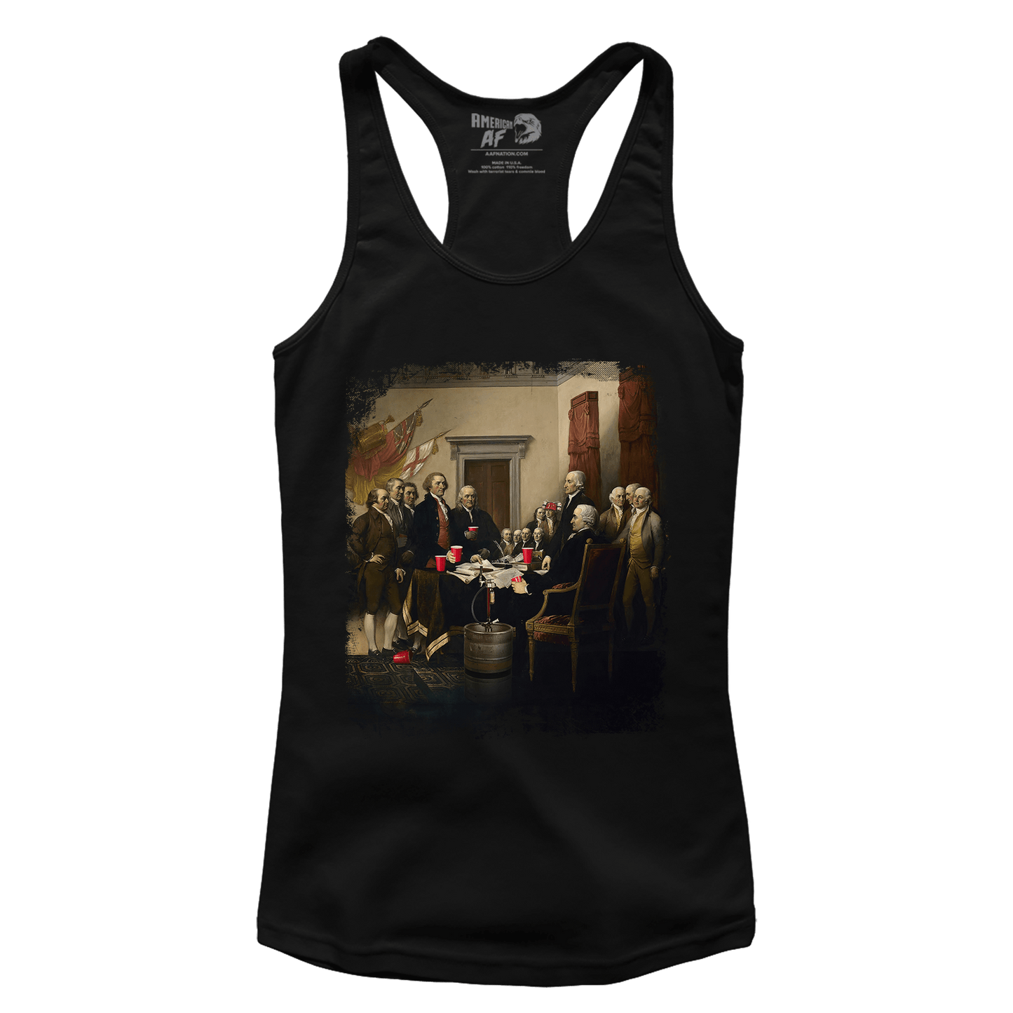 Party Like Our Forefathers Racerback Tank Top