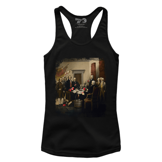 Party Like Our Forefathers Racerback Tank Top