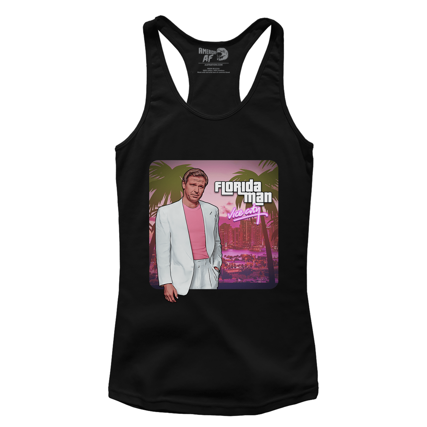 T-shirt Premium Ladies Racerback Tank / Black / XS Florida Man (Ladies)