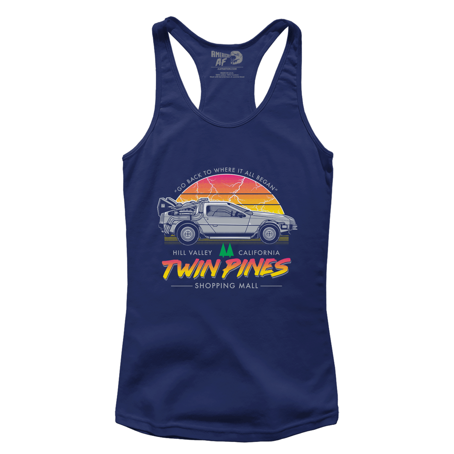 T-shirt Premium Ladies Racerback Tank / Midnight Navy / XS Twin Pines (Ladies)