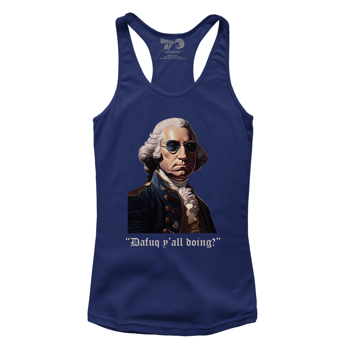 Washington - Dafuq Y'all Doing Racerback Tank Top