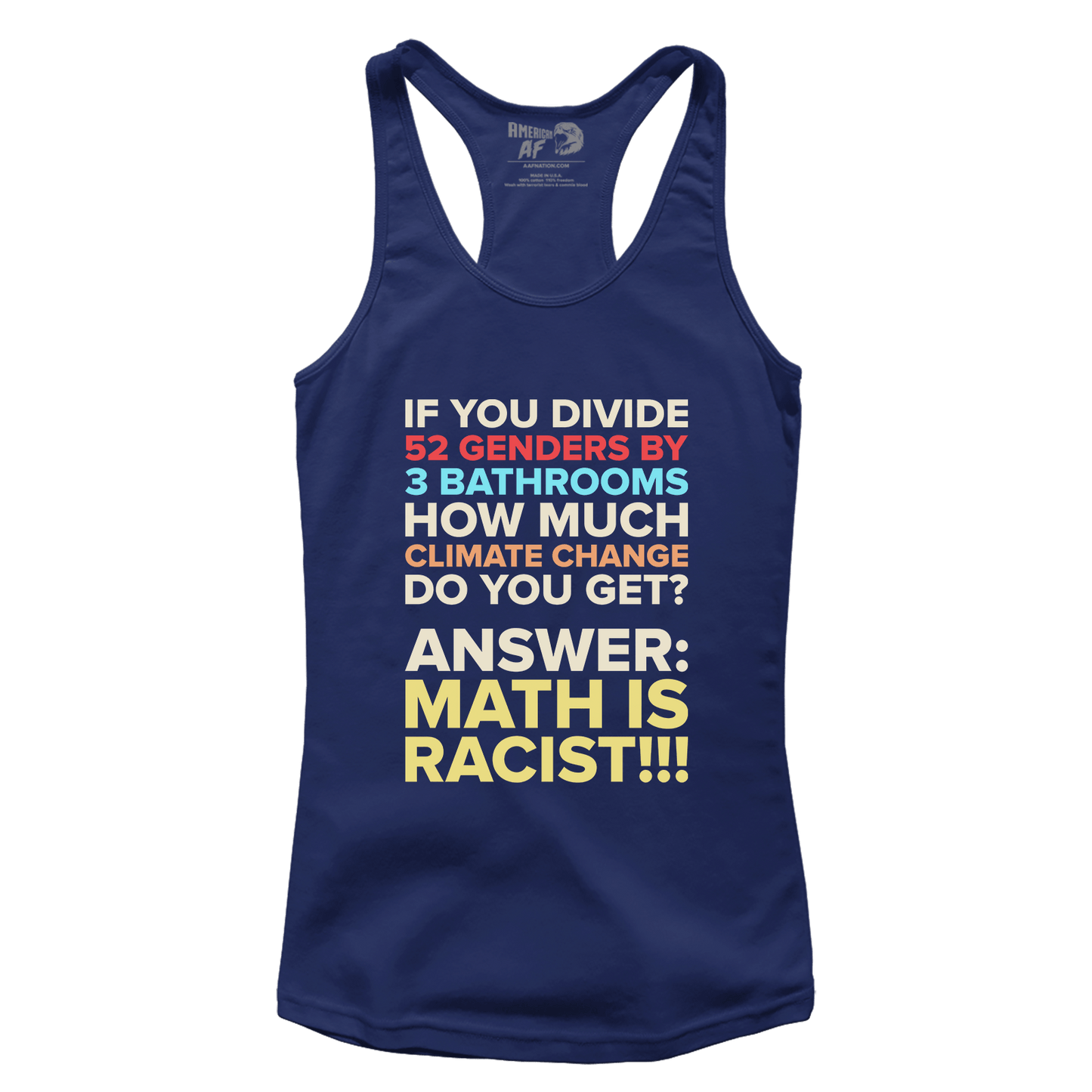 T-shirt Math is Racist (Ladies)