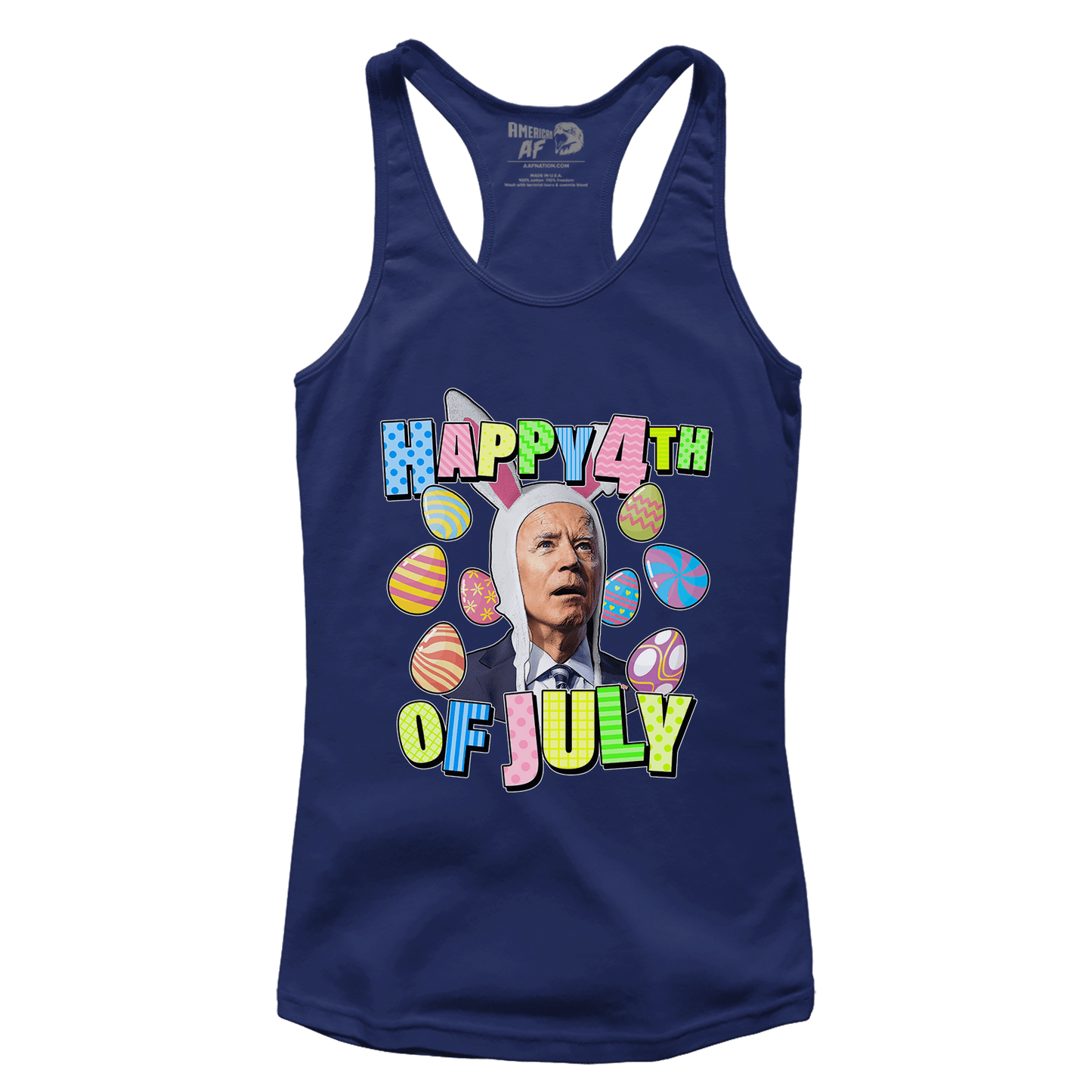 Happy 4th Of July - Biden Racerback Tank Top
