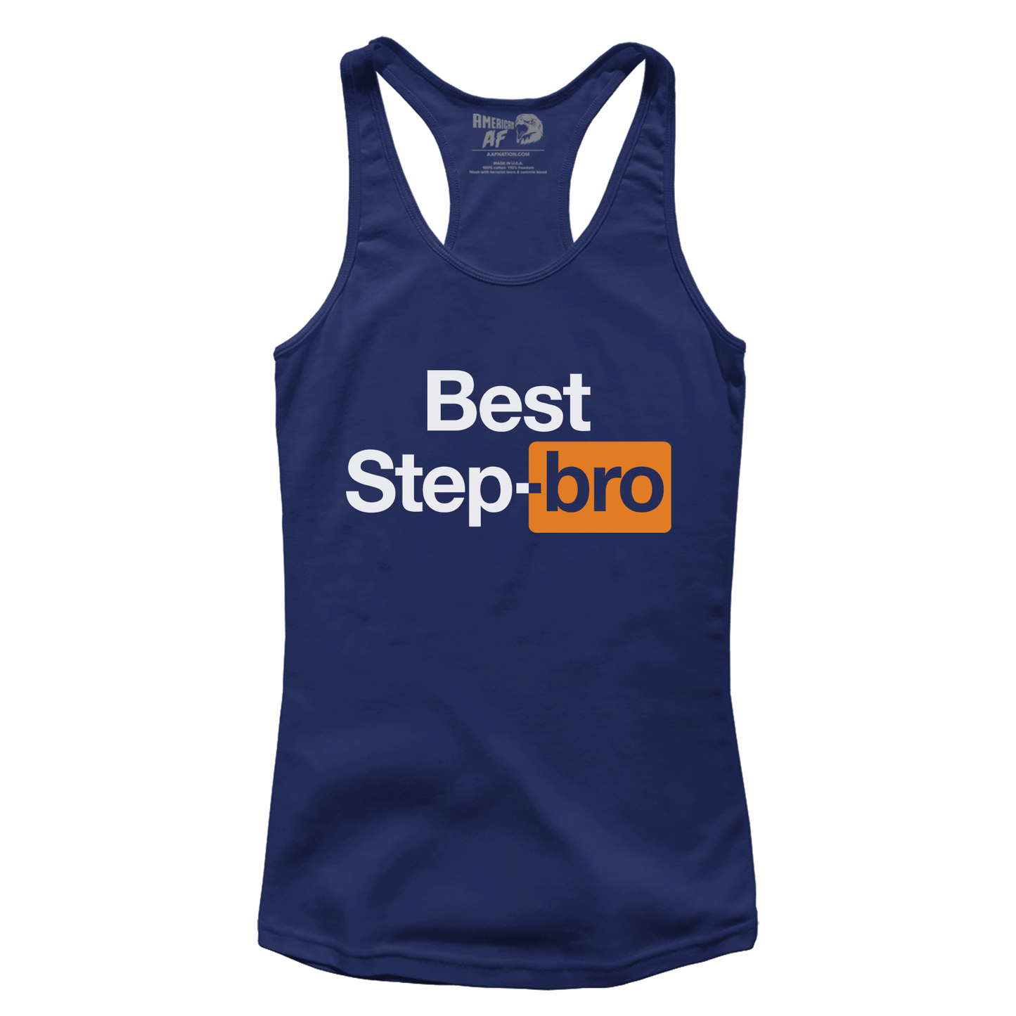 T-shirt Premium Ladies Racerback Tank / Midnight Navy / XS Best Step-bro (Ladies)