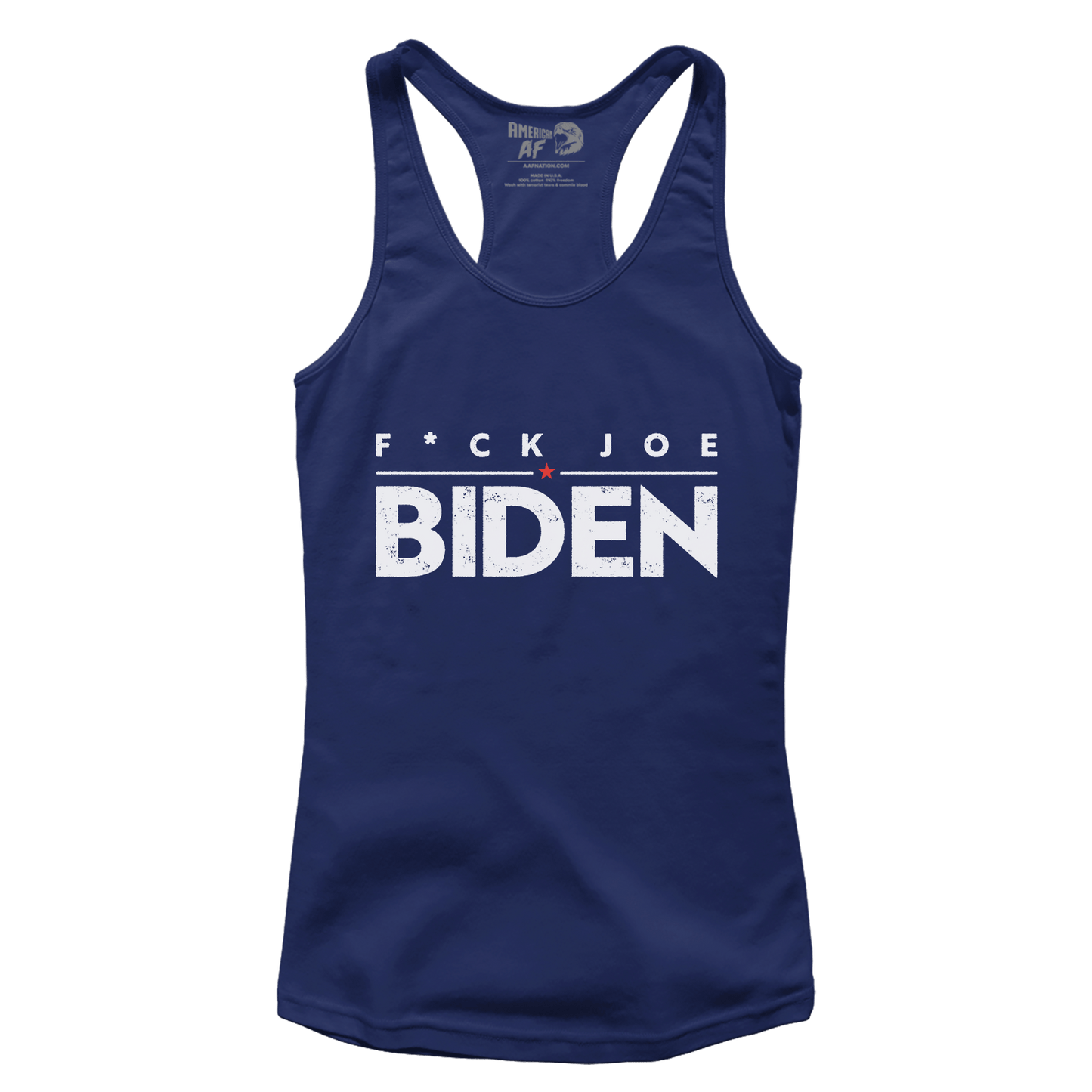 T-shirt Premium Ladies Racerback Tank / Midnight Navy / XS F Joe Biden (Ladies)