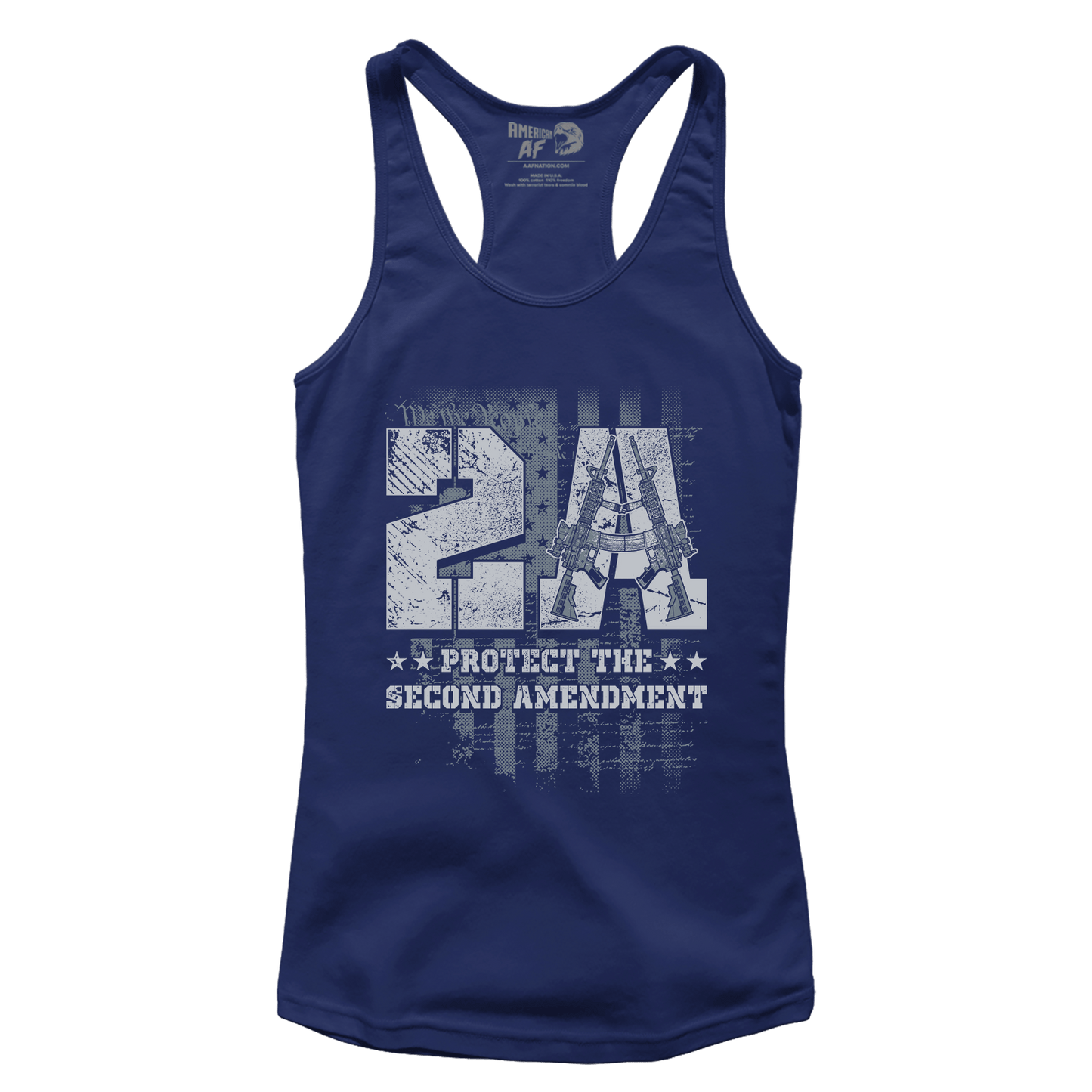 T-shirt Premium Ladies Racerback Tank / Midnight Navy / XS Protect 2A (Ladies)