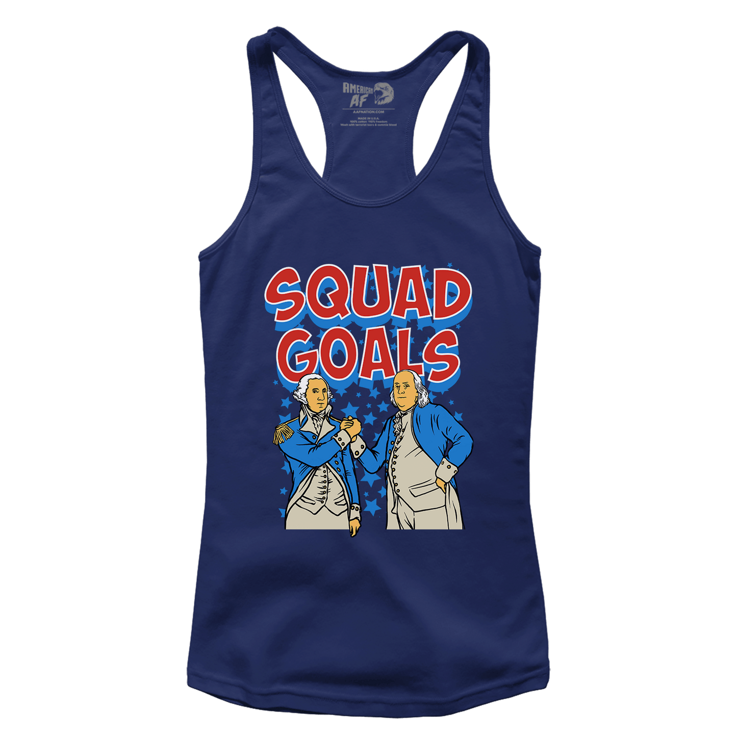 T-shirt Premium Ladies Racerback Tank / Midnight Navy / XS Squad Goals (Ladies)
