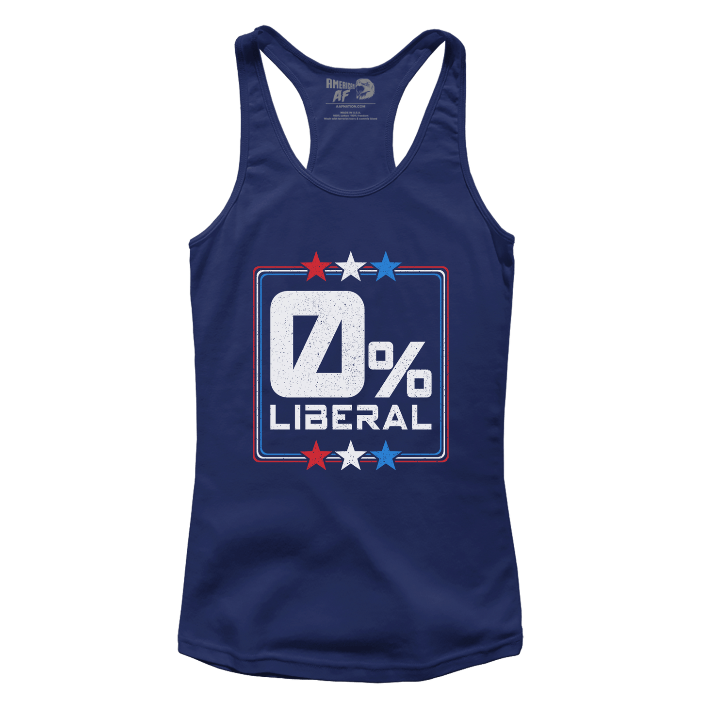 T-shirt Premium Ladies Racerback Tank / Midnight Navy / XS Zero Percent Liberal (Ladies)