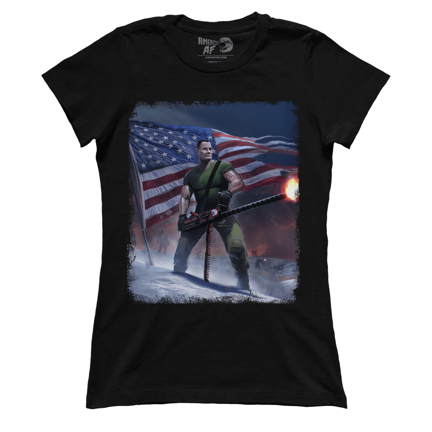 Apparel Premium Ladies Tee / Black / XS Chesty Puller Frozen Chosin' Zoom (Ladies)