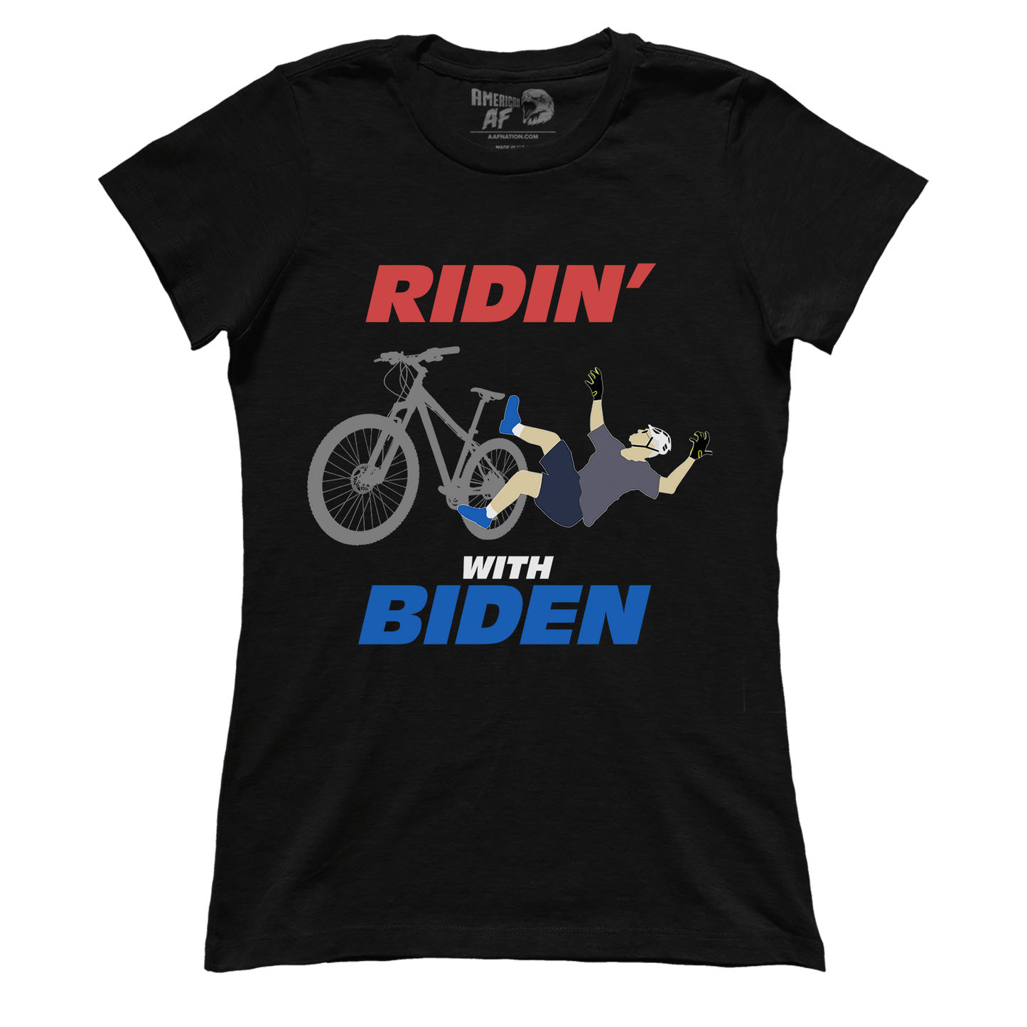 T-shirt Premium Ladies Tee / Black / XS Ridin' with Biden (Ladies)