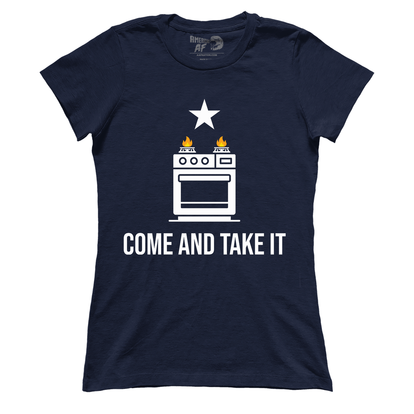 T-shirt Premium Ladies Tee / Midnight Navy / XS Come and Take It Stove (Ladies)