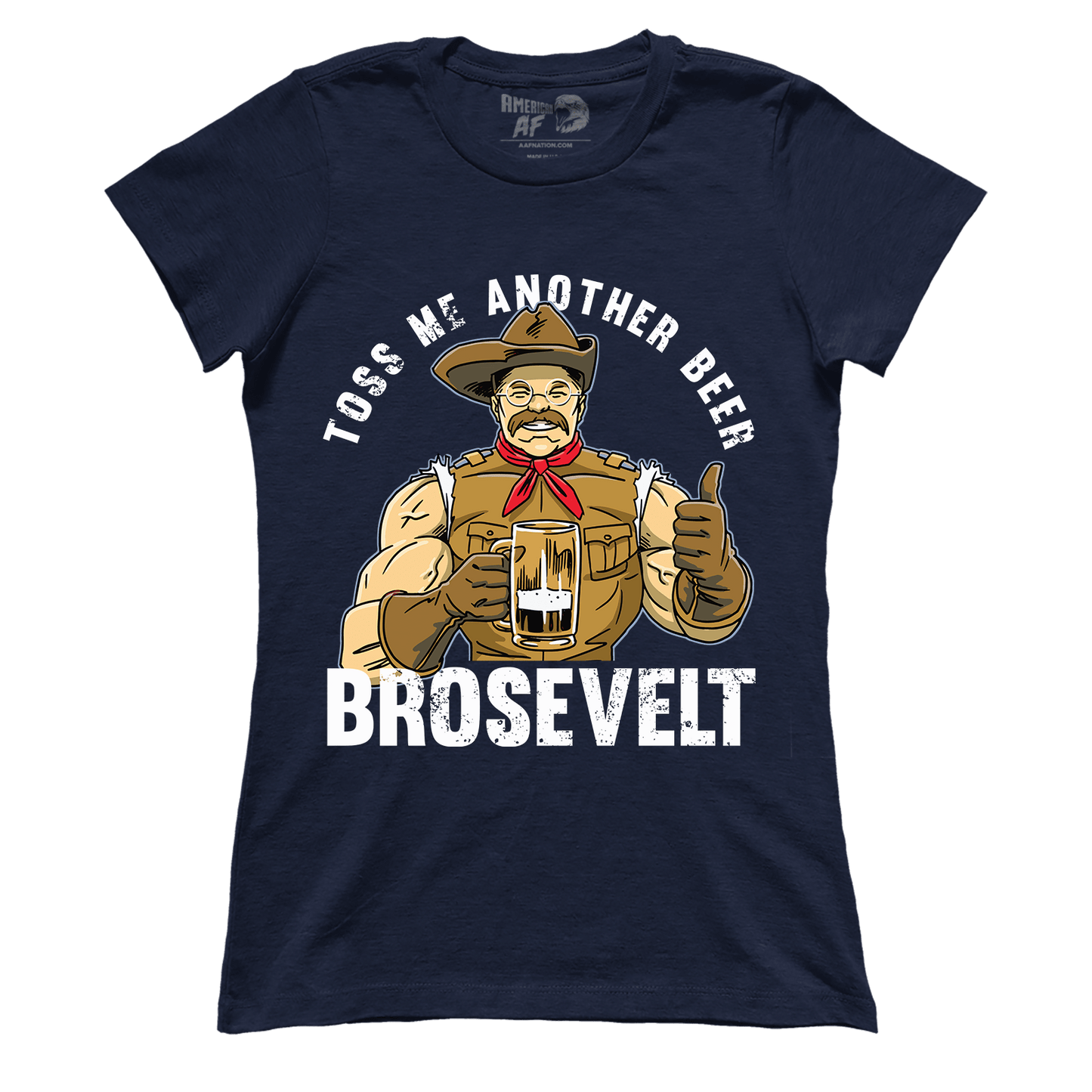 T-shirt Premium Ladies Tee / Midnight Navy / XS Beer Brosevelt (Ladies)