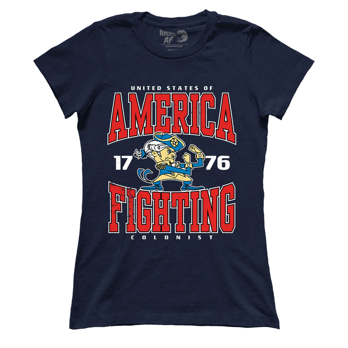 T-shirt Premium Ladies Tee / Midnight Navy / XS America Fighting (Ladies)
