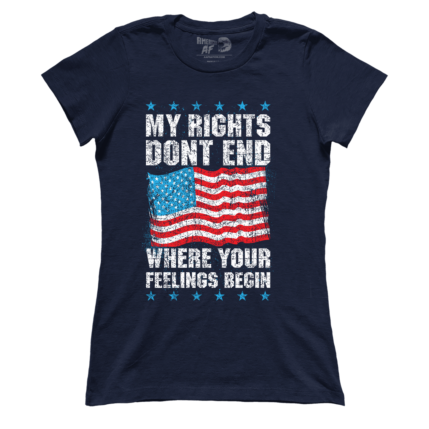 T-shirt My Rights Don't End (Ladies)