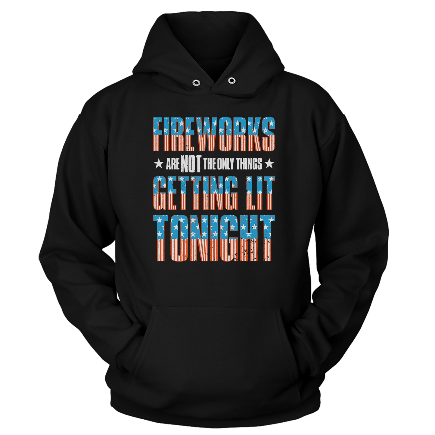 Apparel Unisex Hoodie / Black / S Getting Lit Tonight