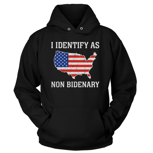 I Identify As Non Bidenary Hoodie