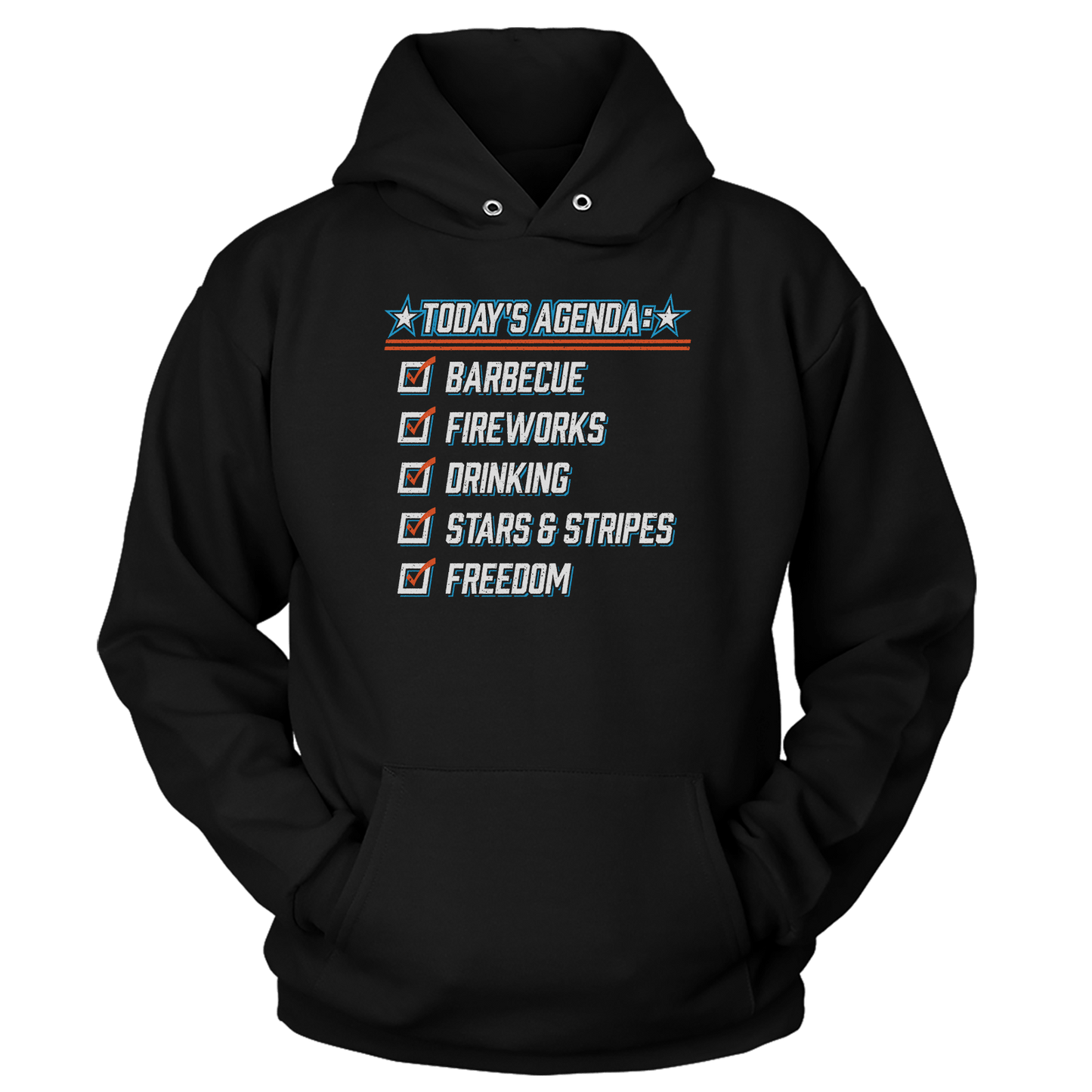 Apparel Unisex Hoodie / Black / S Today's Agenda