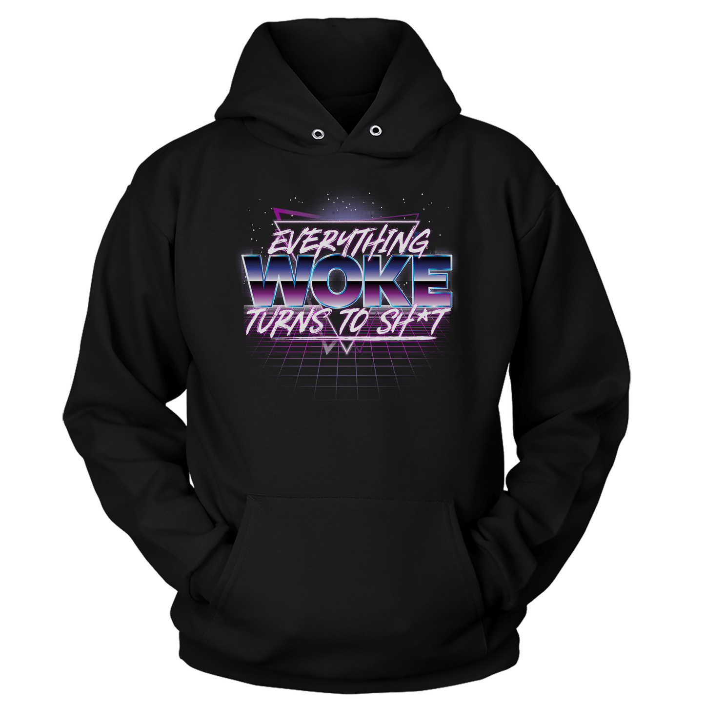 T-shirt Unisex Hoodie / Black / S Everything Woke