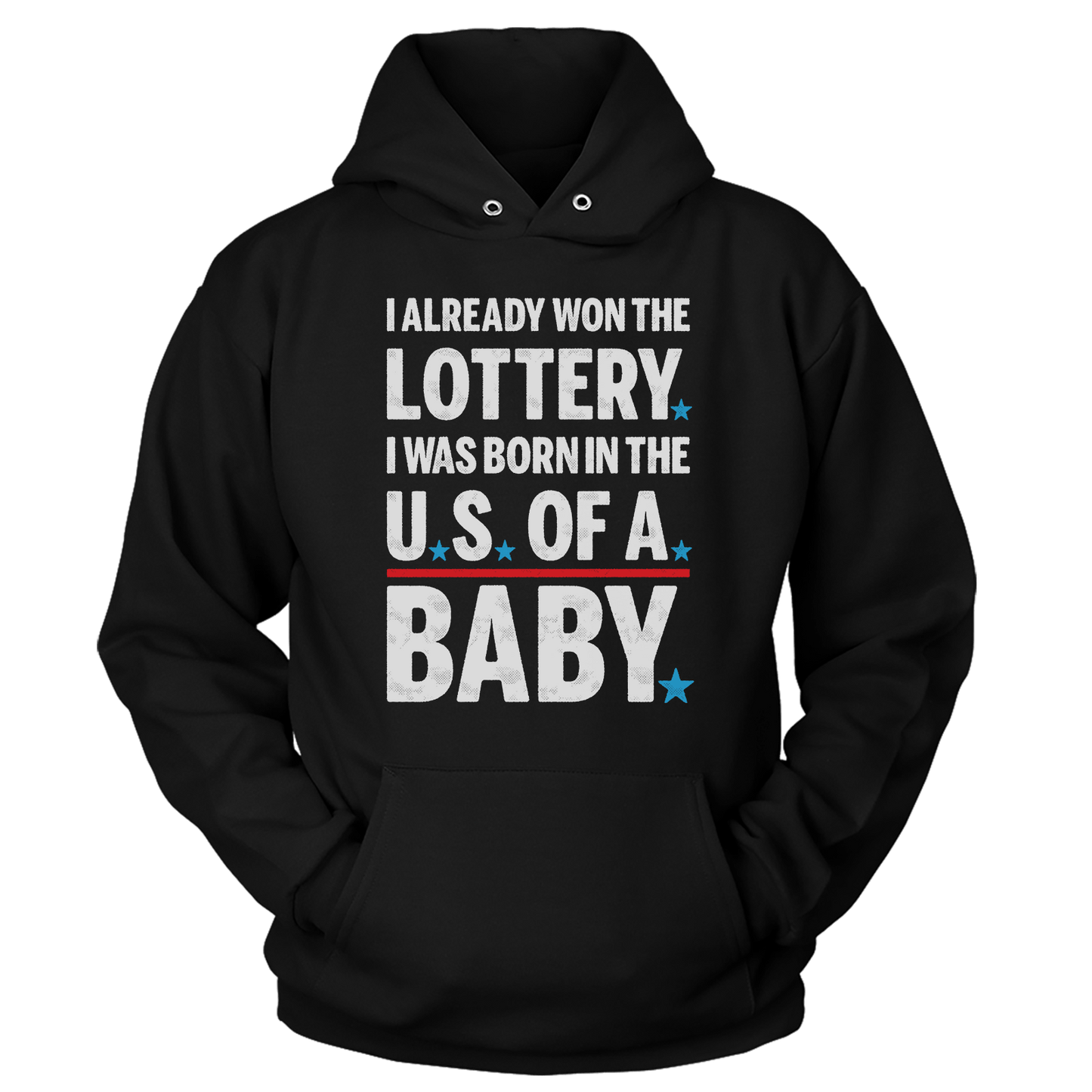 Apparel Unisex Hoodie / Black / S U.S. Of A.