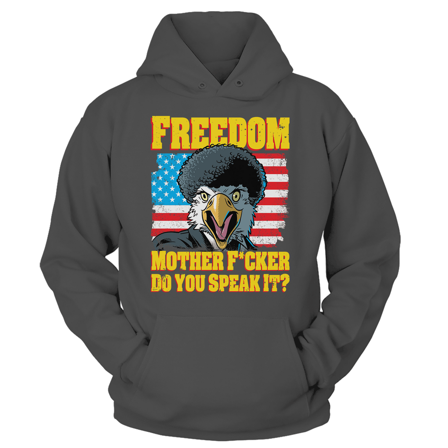 T-shirt Unisex Hoodie / Charcoal / S Freedom MF
