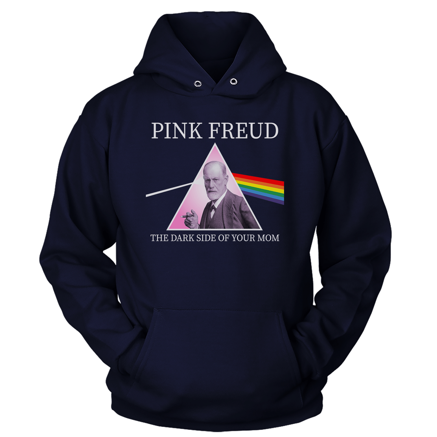 Pink Freud - Dark Side of Your Mom (parody) Ladies Hoodie