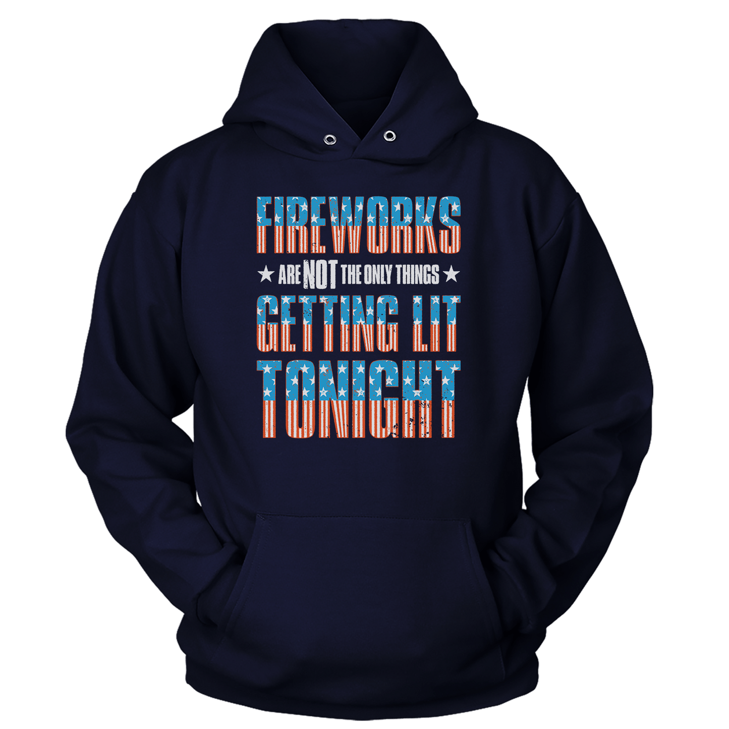 Apparel Unisex Hoodie / Navy / S Getting Lit Tonight