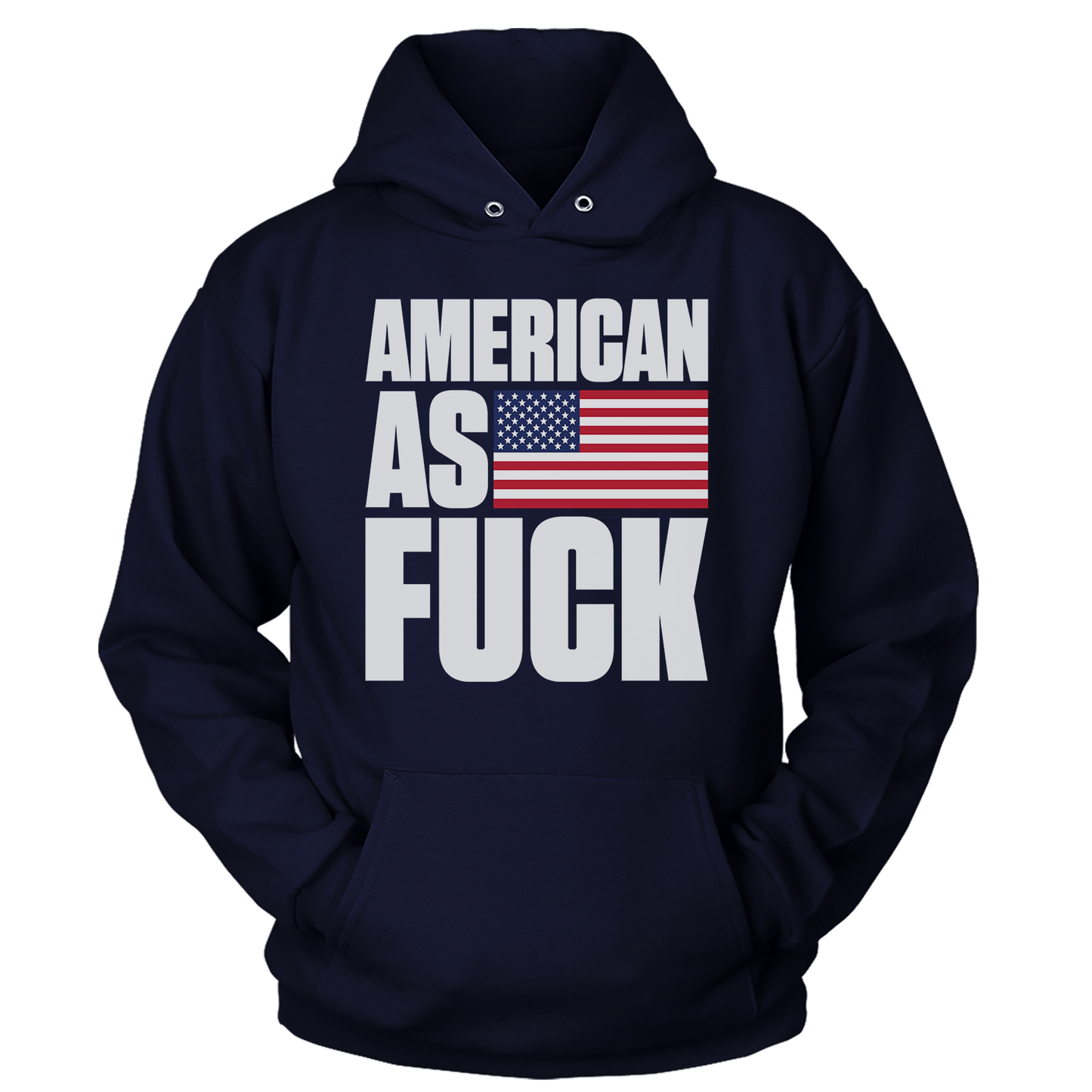 T-shirt Premium Soft Hoodie / True Navy / XS American As F! RAW (Ladies)