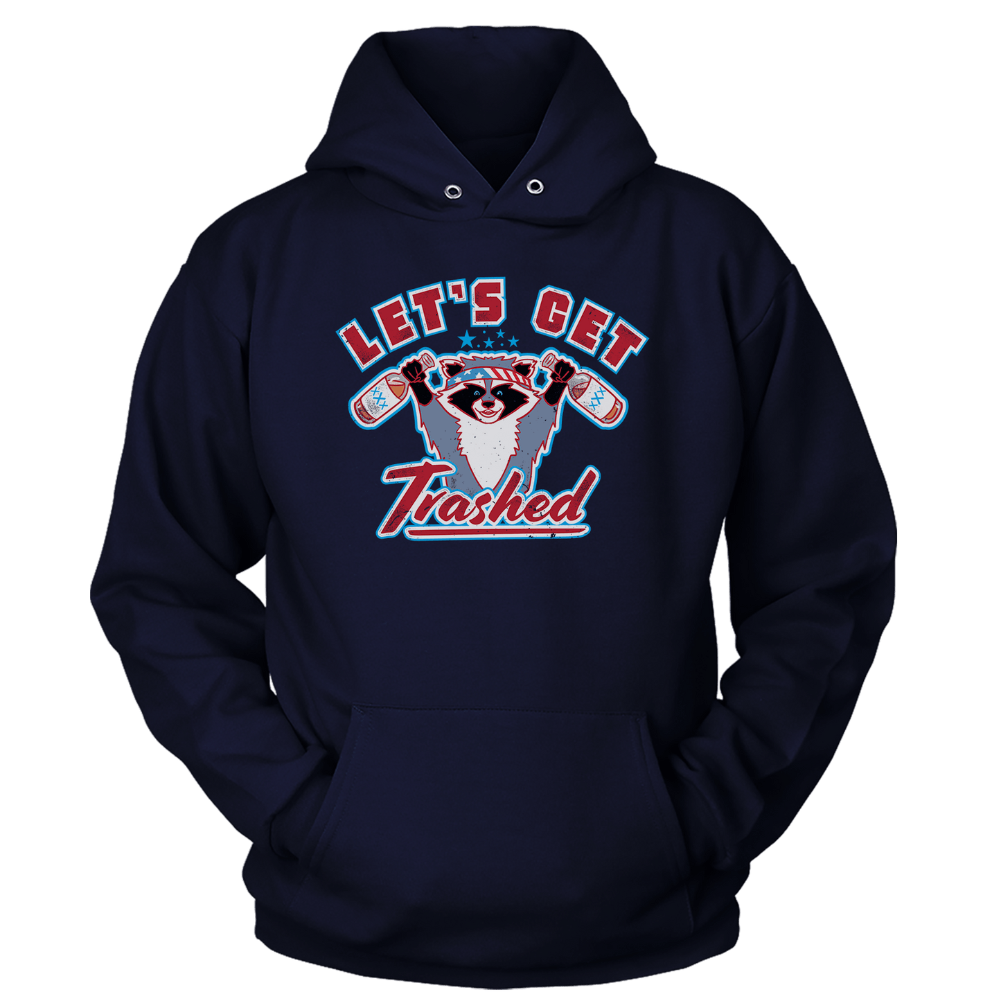 Apparel Unisex Hoodie / Navy / S Let's Get Trashed