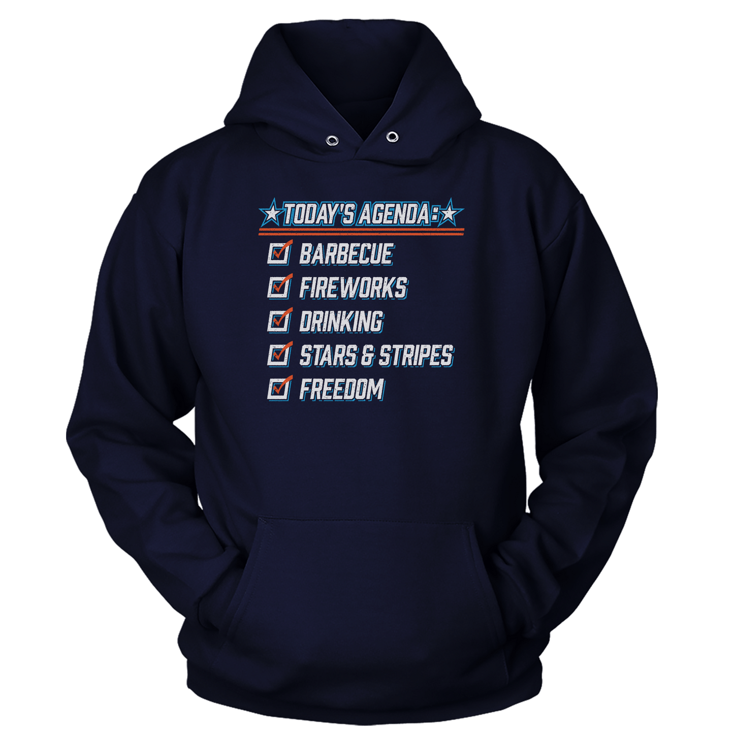 Apparel Unisex Hoodie / Navy / S Today's Agenda