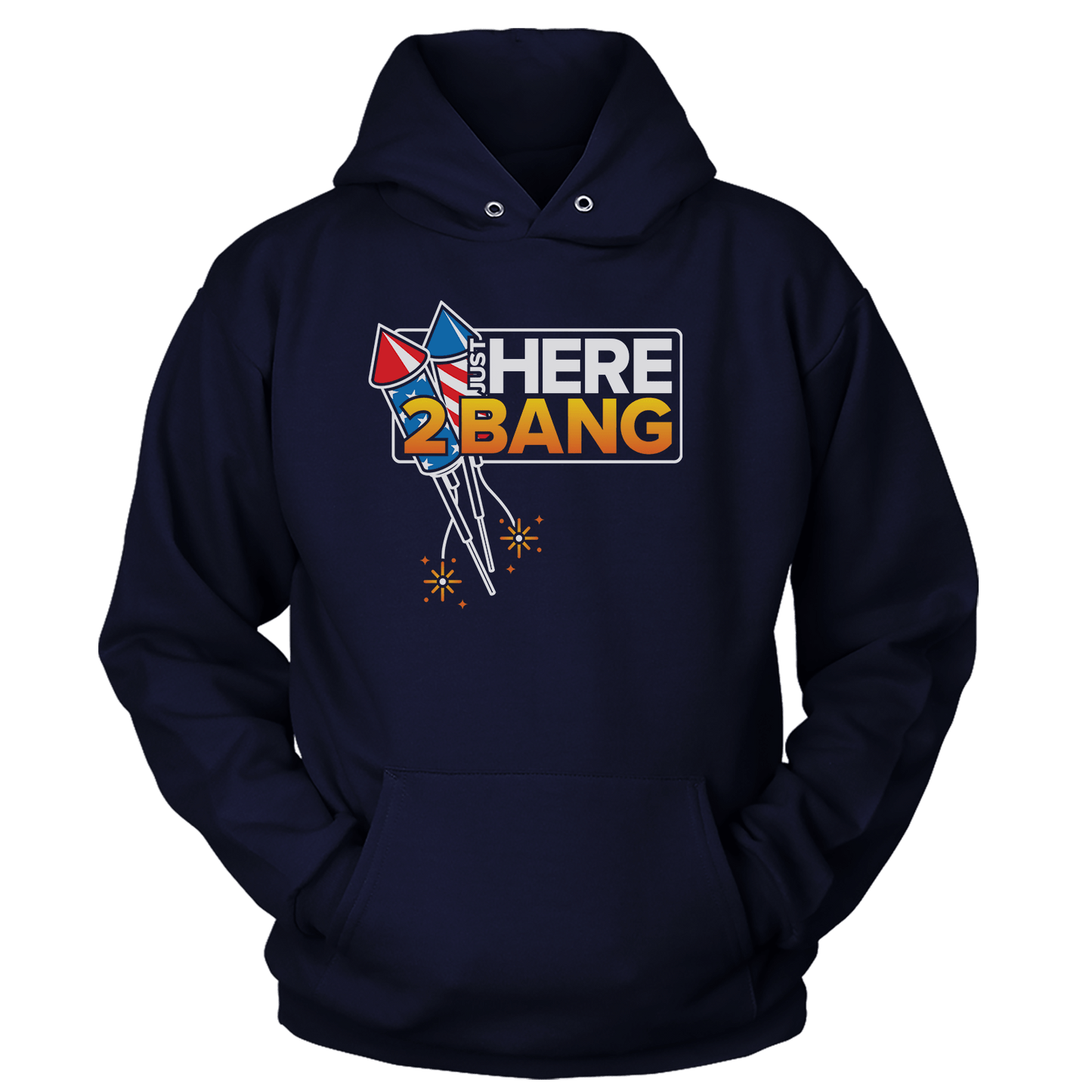 Apparel Premium Soft Hoodie / True Navy / XS Here 2 Bang - Ladies