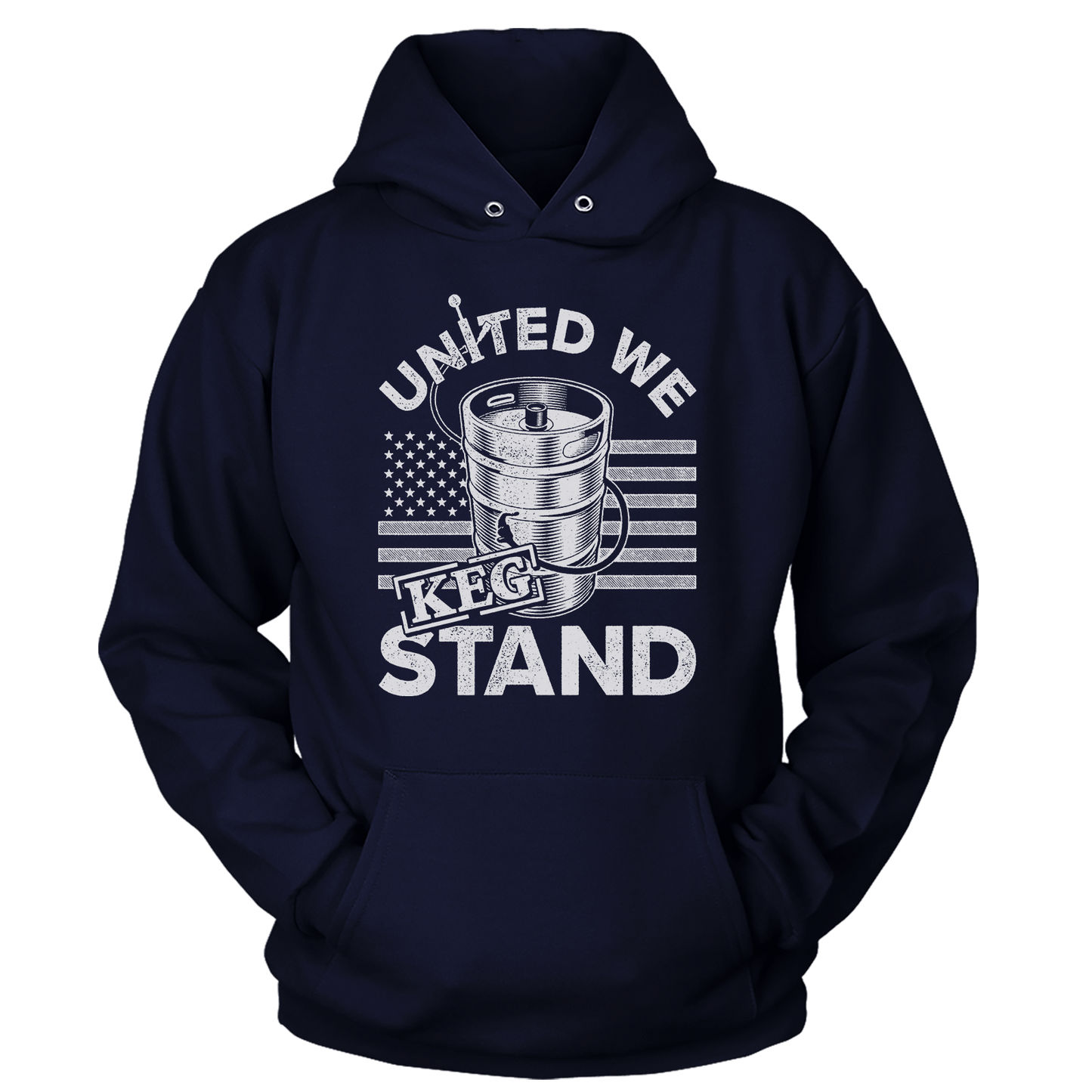 Apparel Premium Soft Hoodie / True Navy / XS United We Keg (Ladies)