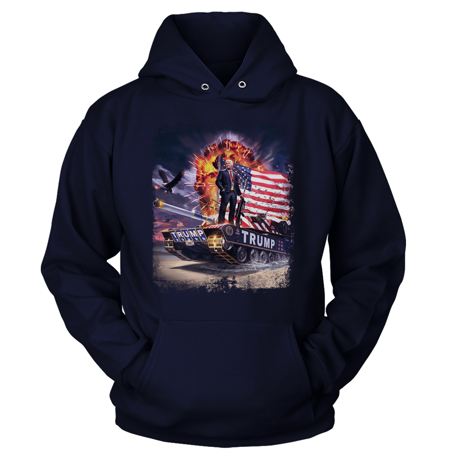 Trump Tank Ladies Hoodie