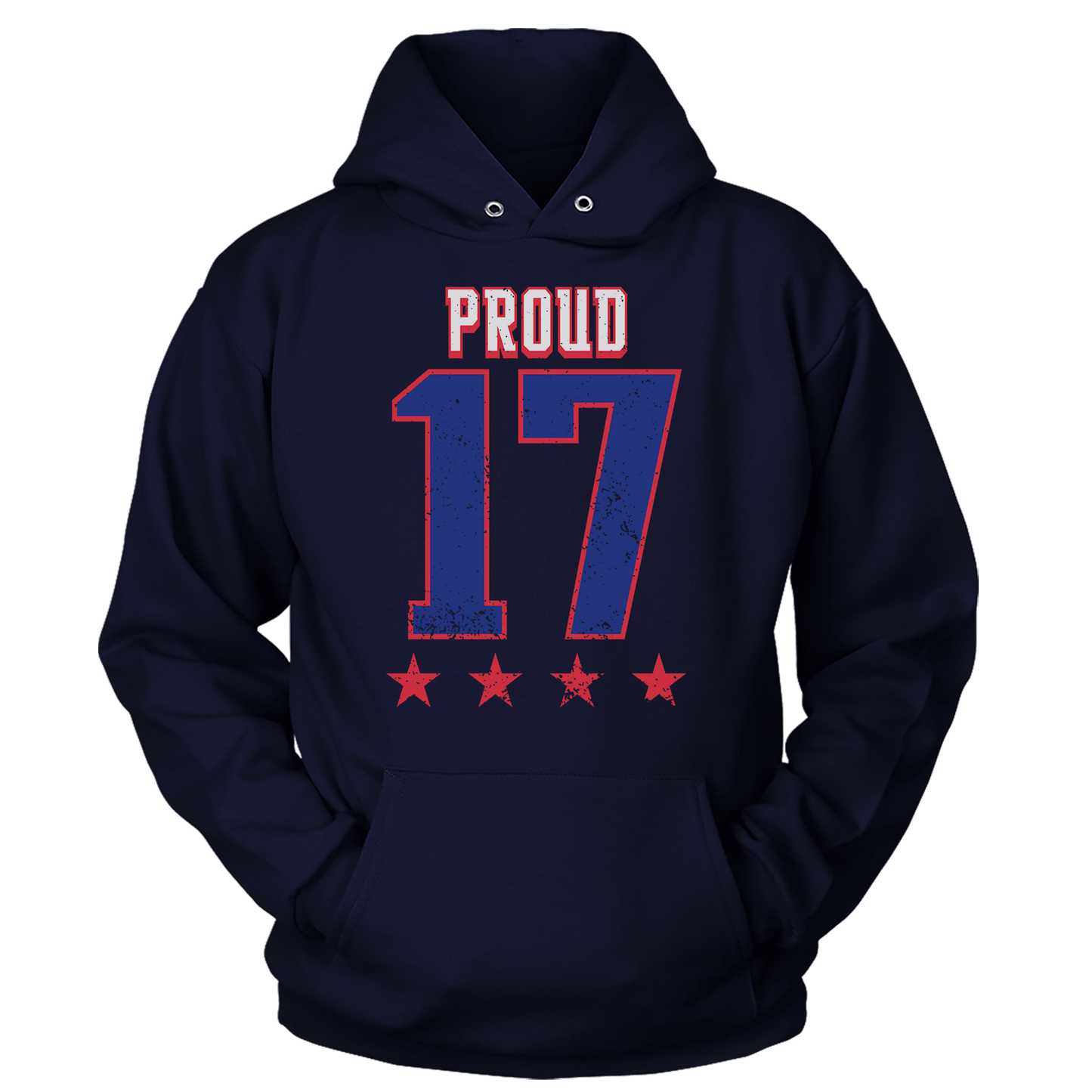 T-shirt Premium Soft Hoodie / True Navy / XS PROUD - Hers