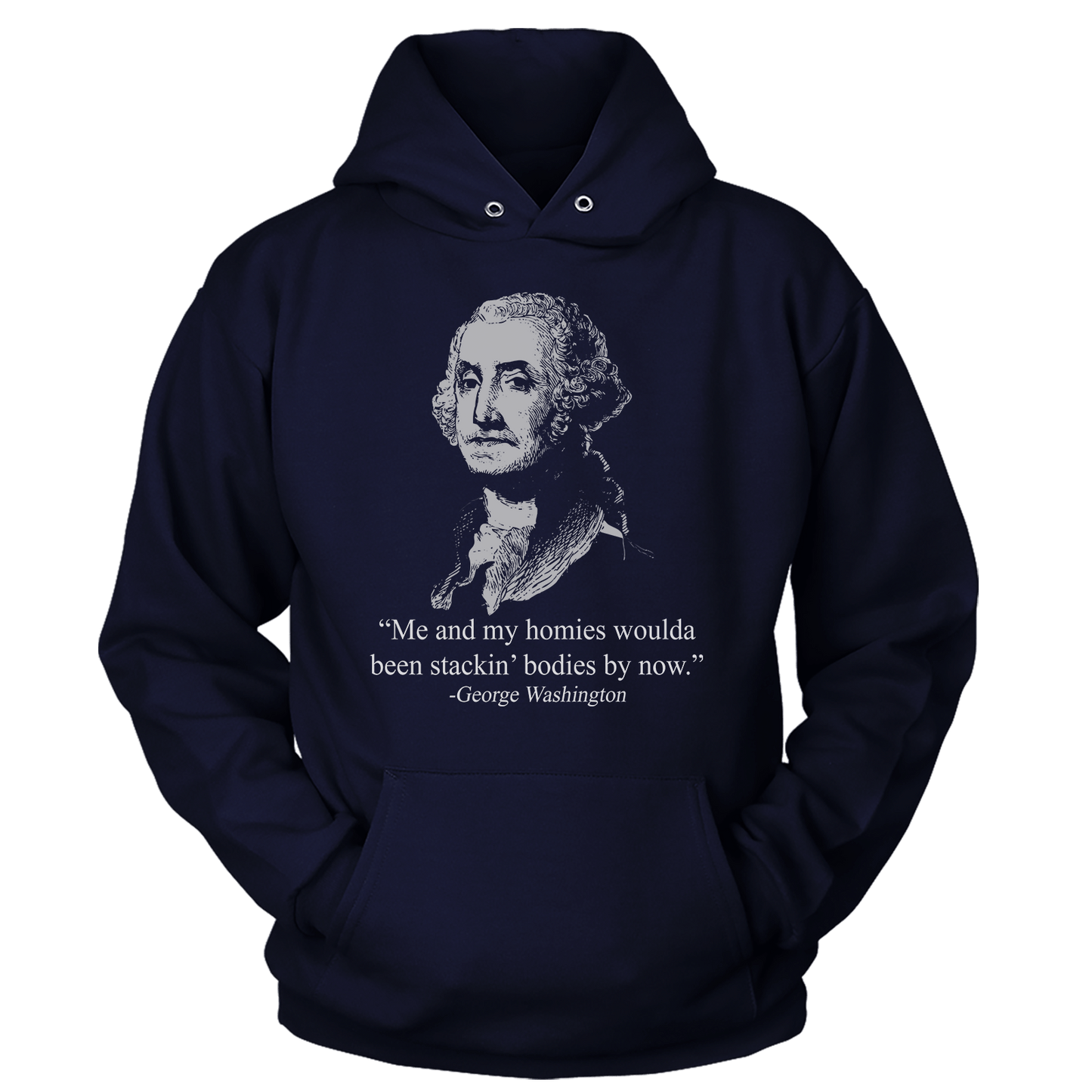 T-shirt Unisex Hoodie / Navy / S Me And My Homies