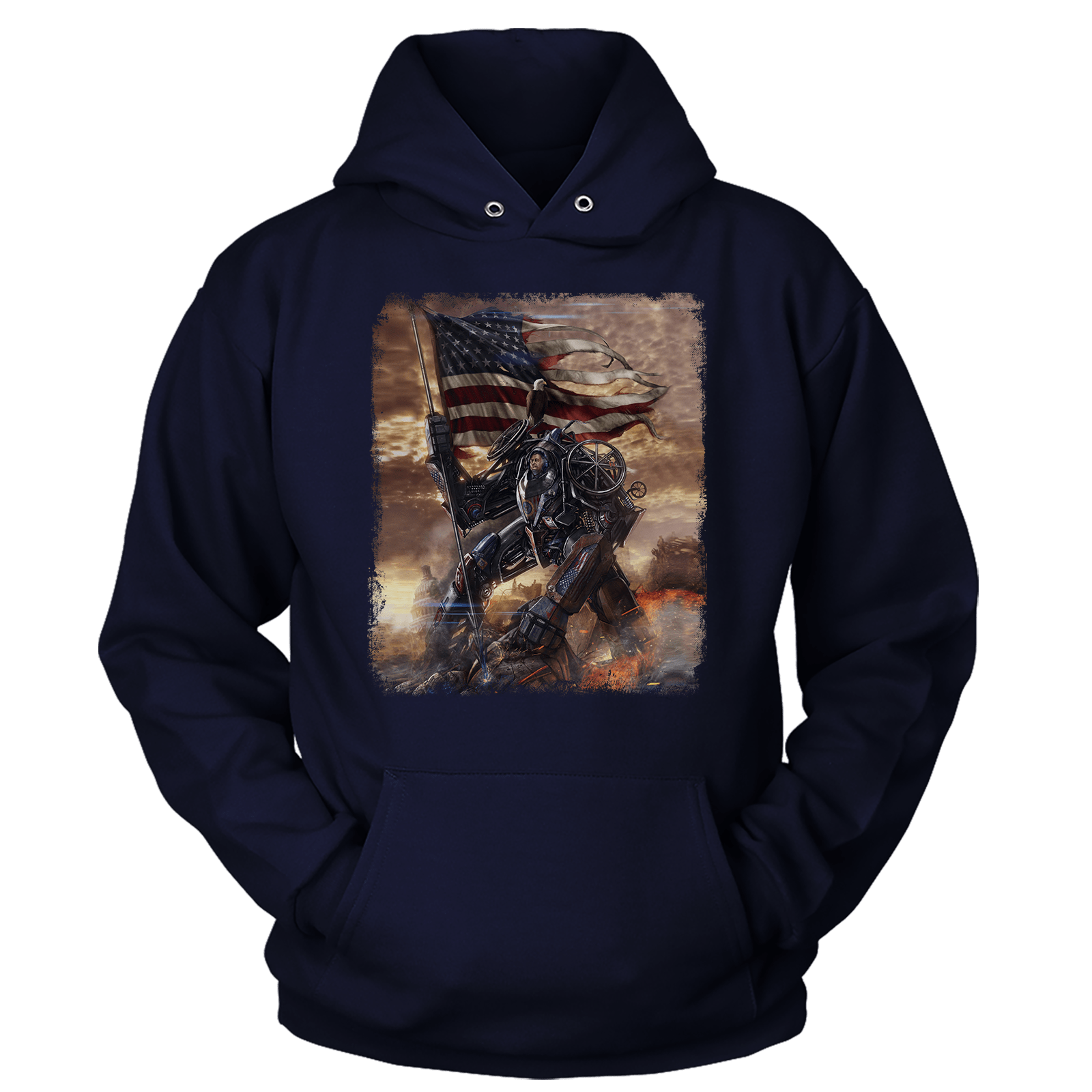 Apparel Unisex Hoodie / Navy / S FDR Battle for America