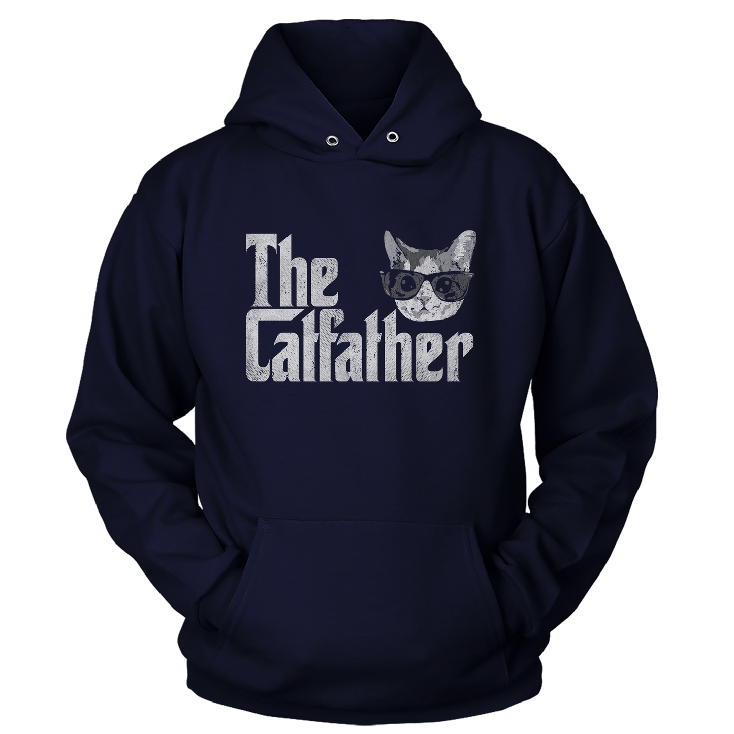 T-shirt Premium Soft Hoodie / True Navy / XS Catfather (Ladies)