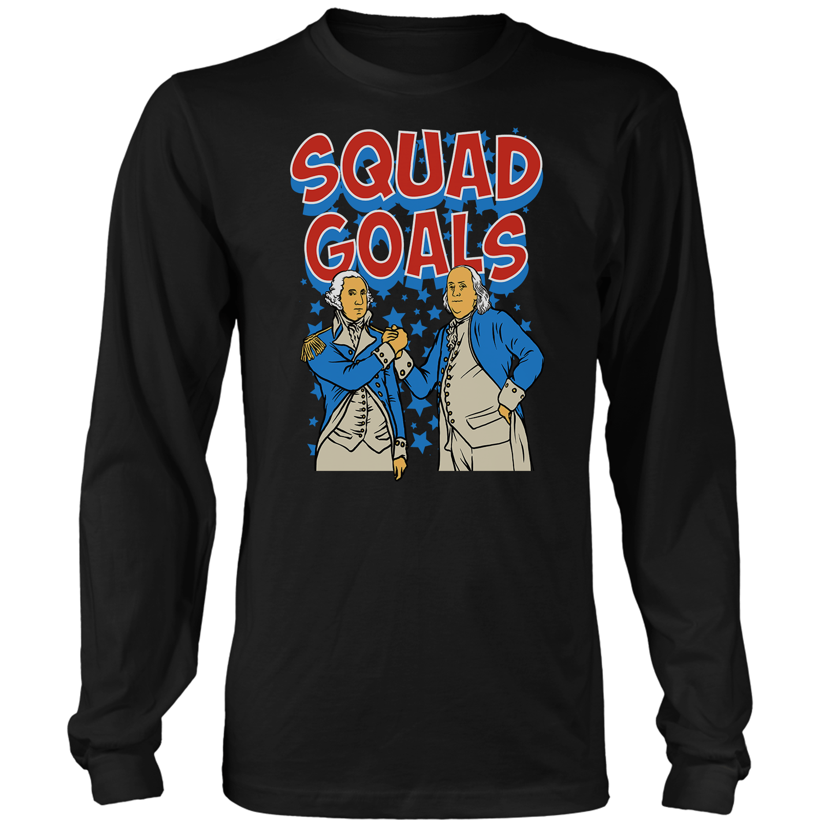 T-shirt Mens Long Sleeve / Black / S Squad Goals